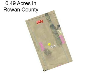 0.49 Acres in Rowan County