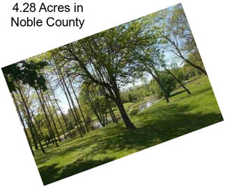 4.28 Acres in Noble County