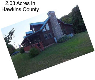 2.03 Acres in Hawkins County