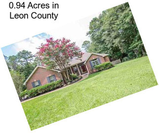 0.94 Acres in Leon County