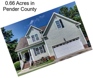 0.66 Acres in Pender County