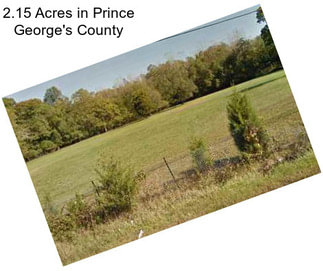 2.15 Acres in Prince George\'s County