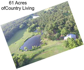 61 Acres ofCountry Living