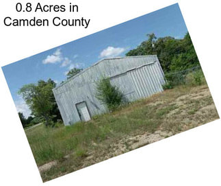 0.8 Acres in Camden County