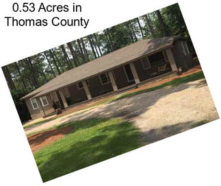 0.53 Acres in Thomas County