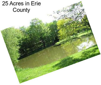 25 Acres in Erie County