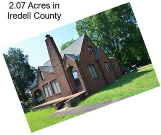 2.07 Acres in Iredell County