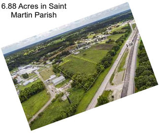6.88 Acres in Saint Martin Parish