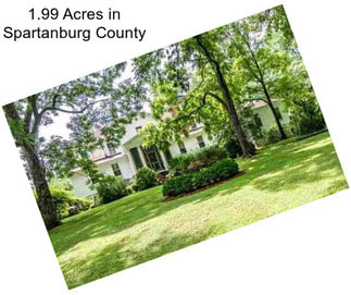 1.99 Acres in Spartanburg County