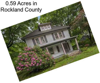 0.59 Acres in Rockland County