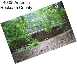 40.05 Acres in Rockdale County