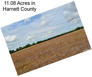 11.08 Acres in Harnett County