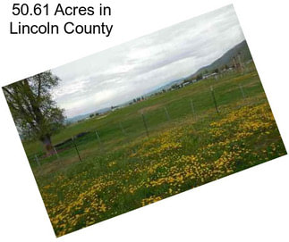 50.61 Acres in Lincoln County