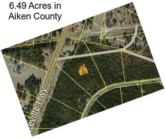 6.49 Acres in Aiken County