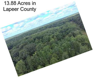 13.88 Acres in Lapeer County
