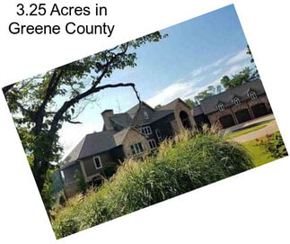 3.25 Acres in Greene County