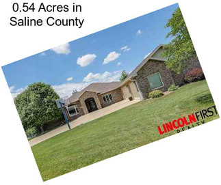 0.54 Acres in Saline County