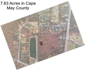 7.63 Acres in Cape May County