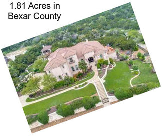 1.81 Acres in Bexar County