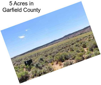 5 Acres in Garfield County