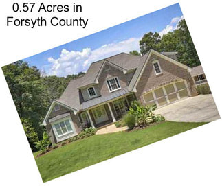 0.57 Acres in Forsyth County