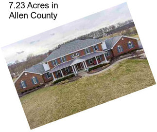 7.23 Acres in Allen County