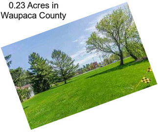 0.23 Acres in Waupaca County