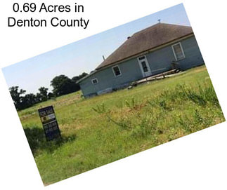 0.69 Acres in Denton County