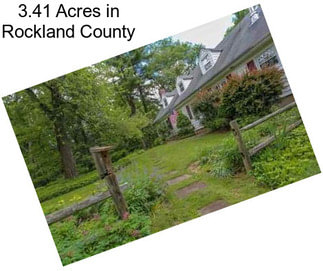 3.41 Acres in Rockland County
