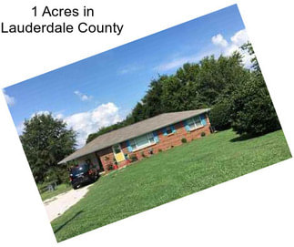 1 Acres in Lauderdale County