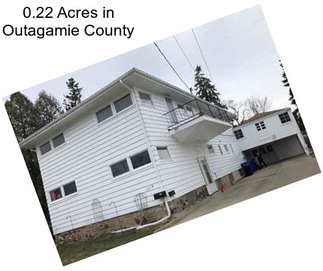 0.22 Acres in Outagamie County