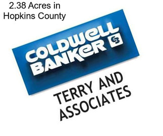 2.38 Acres in Hopkins County