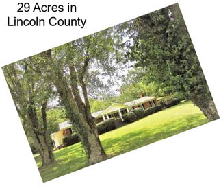 29 Acres in Lincoln County