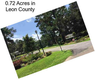 0.72 Acres in Leon County