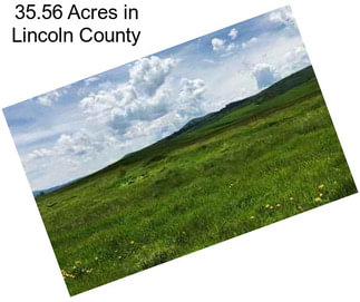 35.56 Acres in Lincoln County