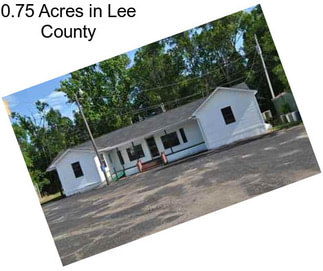 0.75 Acres in Lee County