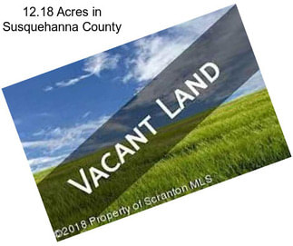 12.18 Acres in Susquehanna County