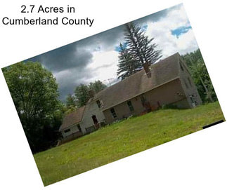 2.7 Acres in Cumberland County