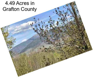 4.49 Acres in Grafton County