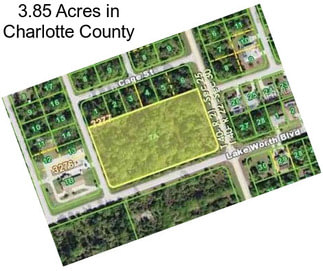 3.85 Acres in Charlotte County