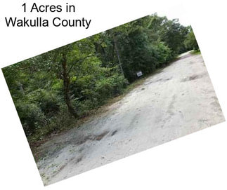 1 Acres in Wakulla County