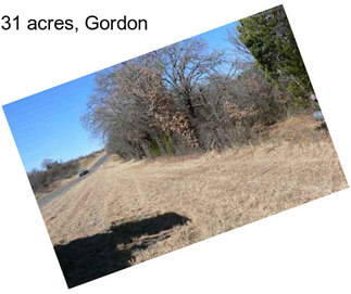 31 acres, Gordon