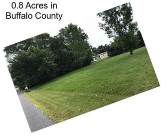 0.8 Acres in Buffalo County