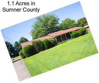 1.1 Acres in Sumner County