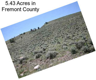 5.43 Acres in Fremont County