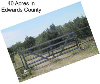 40 Acres in Edwards County
