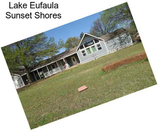 Lake Eufaula Sunset Shores