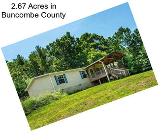 2.67 Acres in Buncombe County