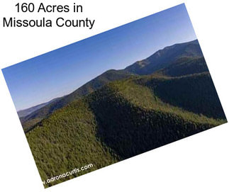 160 Acres in Missoula County