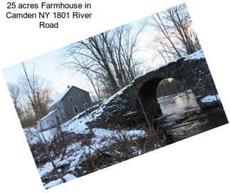 25 acres Farmhouse in Camden NY 1801 River Road